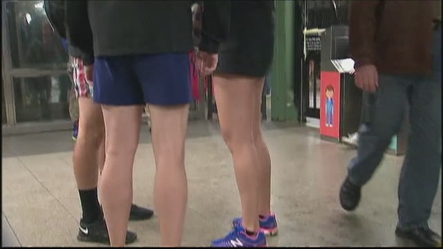 Moscow police looking into no-pants subway ride