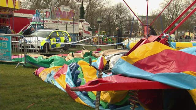 Girl, 7, dies while playing on a bouncy castle