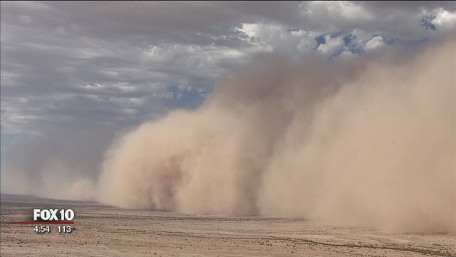 MONSOON WATCH: Dust storm battered parts of the Valley