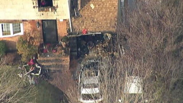 Suspicious house fire on Long Island