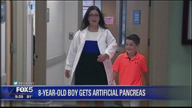 8-year-old receives device that acts like artificial pancreas