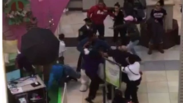Easter bunny brawl at NJ mall