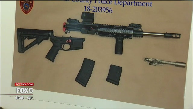 Man arrested for gun in NY casino hotel room