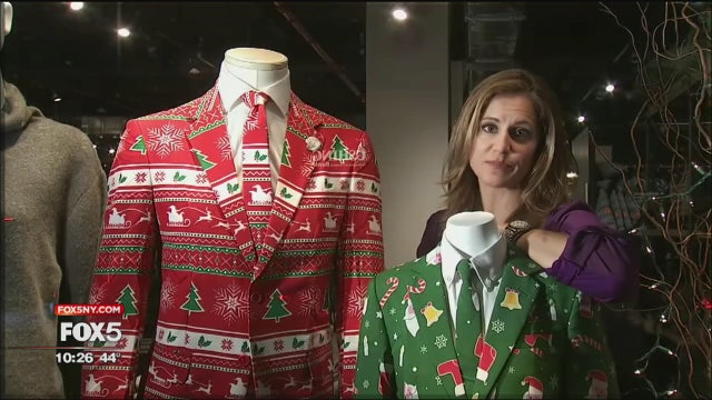 Ugly sweaters make way for Christmas suits