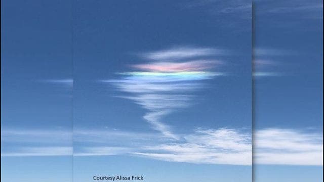 'Fire Rainbows' seen over New Jersey beaches