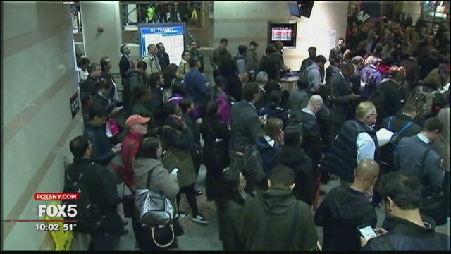 Train delays continue at Penn Station
