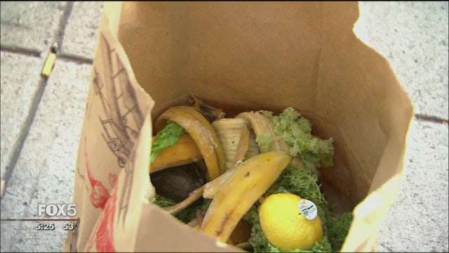 Teen entrepreneur collects New Yorkers' food scraps for compost