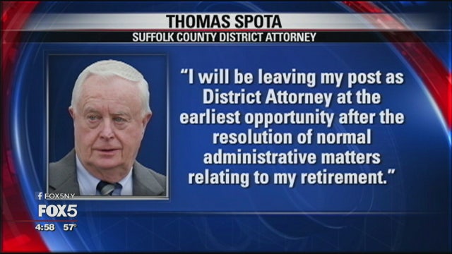 Under indictment, Suffolk DA Thomas Spota to retire