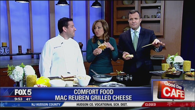 Mac Reuben Grilled Cheese Sandwich