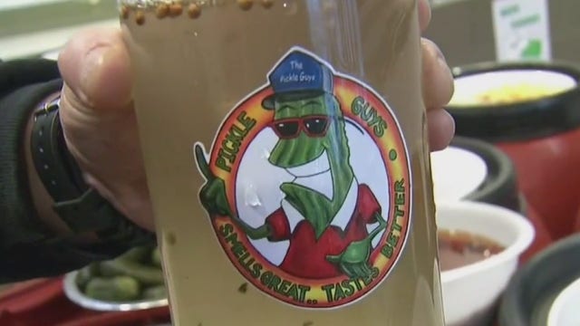 Hold the pickles: briny juice is the new sports drink