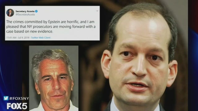 Trump defends Acosta but will look at Epstein plea deal