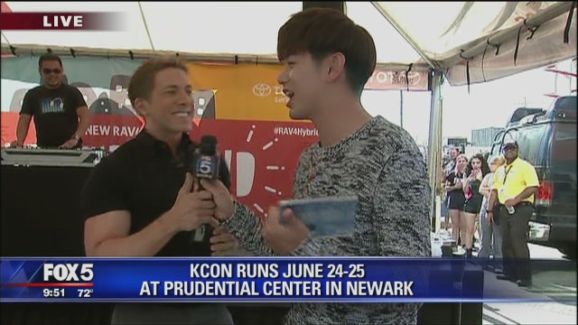 K-Pop star Eric Nam at Korean culture convention