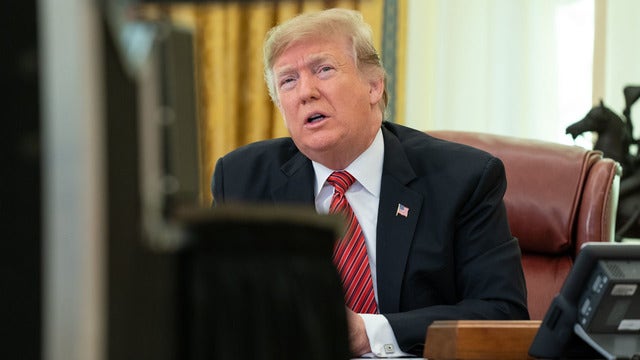 Trump says he'd 'want to hear' foreign dirt on 2020 rivals
