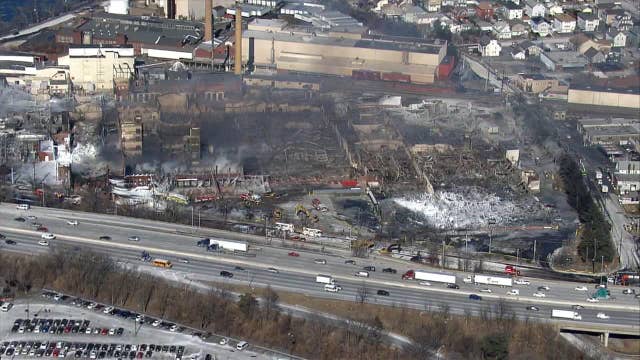 Inferno destroys landmark Marcal paper mill