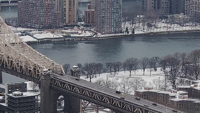 Snow blankets NYC region