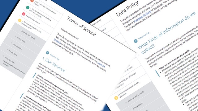Facebook posts 'easier to read' data policy, service terms