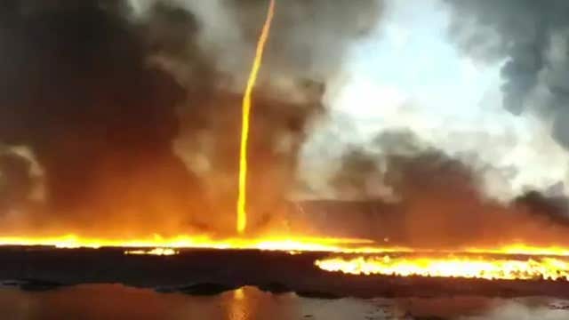 Rare 'Firenado' forms