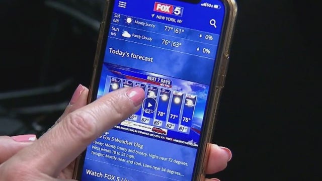 An overview of the rich features of the free FOX 5 NY weather app