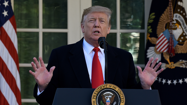 President Trump casts doubt on seeing a budget deal that he'd accept