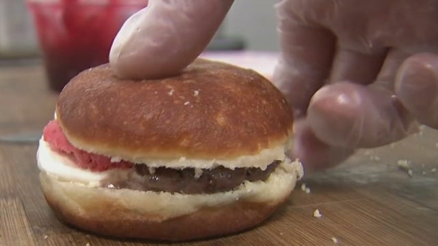 Ice cream sandwich for breakfast