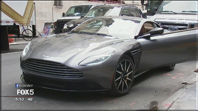 Aston Martin DB11 on the streets of Manhattan