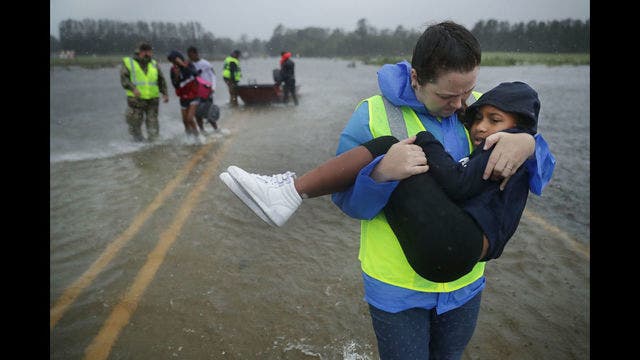 Hundreds rescued in North Carolina city as waters rose