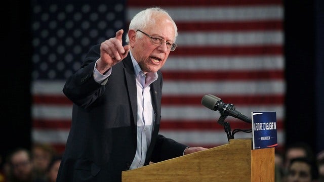 Bernie Sanders calls Trump a racist before Apollo event