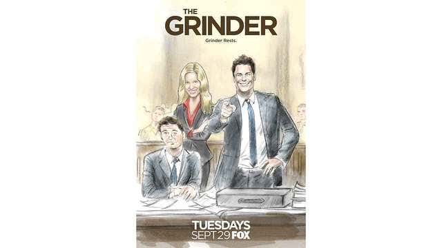 The Grinder courtroom sketch