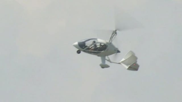 Gyroplanes take flight over Long Island