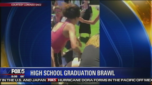 Bloody brawl at graduation event