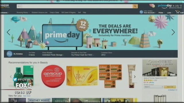 Holiday shopping in July