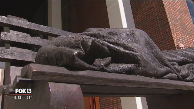 $40K statue depicts Jesus as homeless