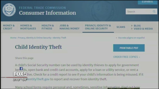 Expert: Children are easy targets of identity theft