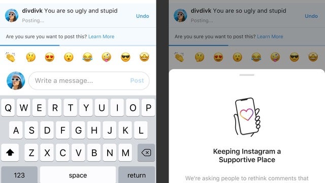 Instagram is rolling out two features to curb online bullying