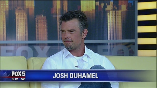 Josh Duhamel helps drop the 'lime' ball in Times Square