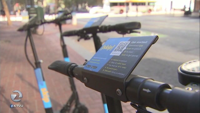 Skip scooters pulled from San Francisco streets after one catches fire in D.C.