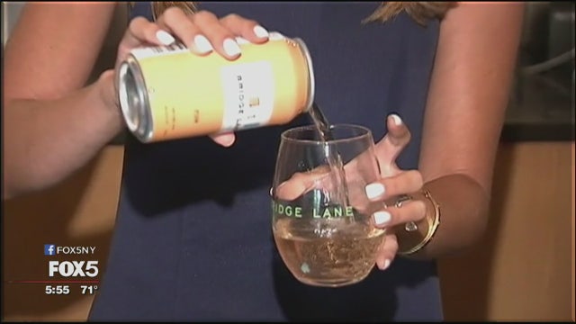 Long Island rosé wine comes in an aluminum can