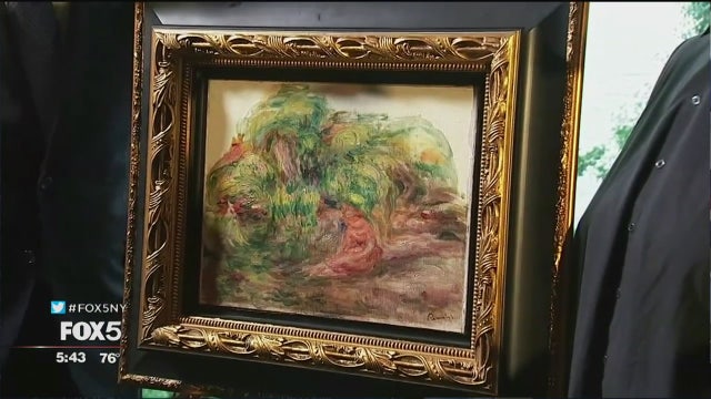 Nazi-looted Renoir given to Jewish collector's granddaughter