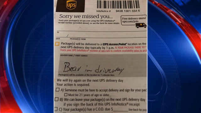 UPS driver's failed delivery note becomes viral hit