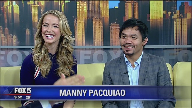 Is Miss USA Manny Pacquiao's lucky charm?