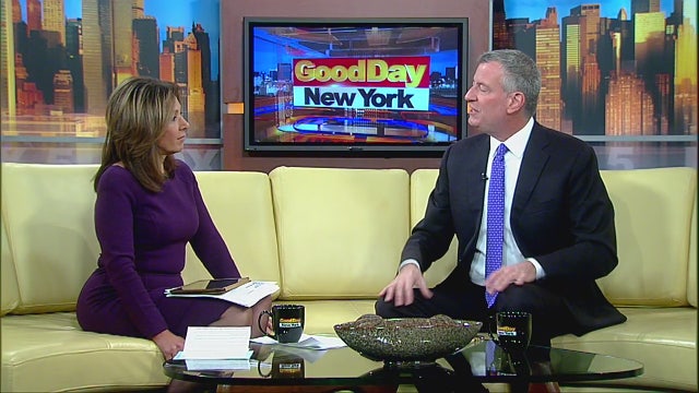 Mayor de Blasio appears on Good Day New York