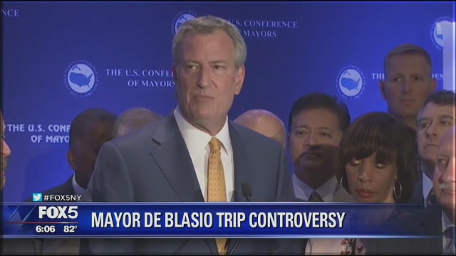 Controversy stirs over Mayor de Blasio's Miami trip