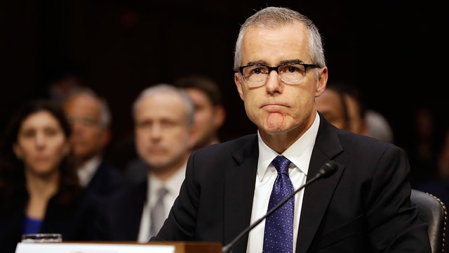 Ex-FBI official Andrew McCabe sues over his firing