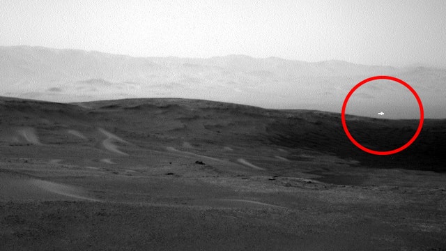 NASA's Curiosity rover captures image of mysterious white light on Mars