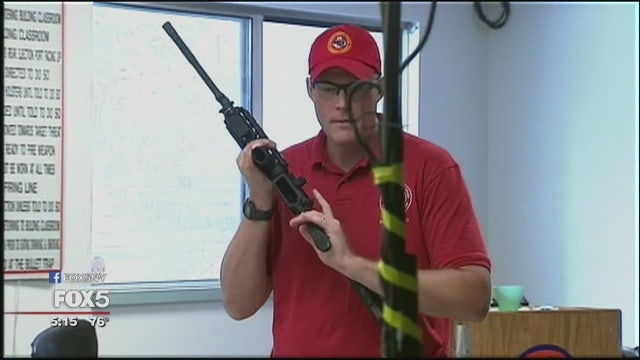Nassau patrol cops trained to use semi-auto rifle