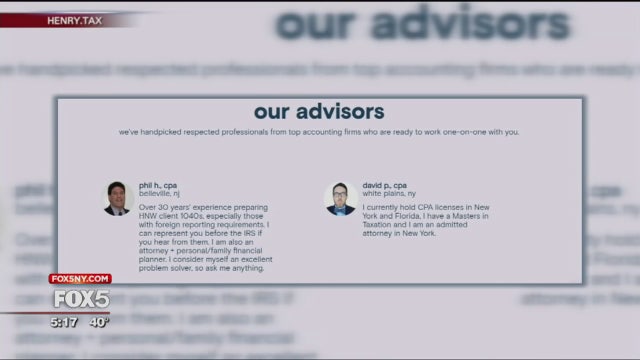 Online tax prep done by accountants