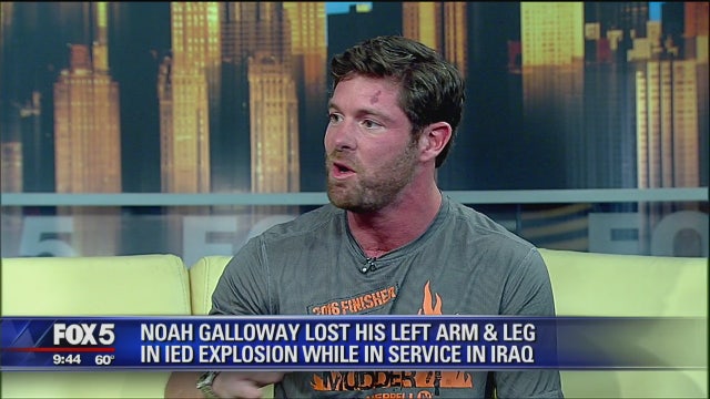 'Don't feel sorry for me,' says 'American Grit' star Noah Galloway