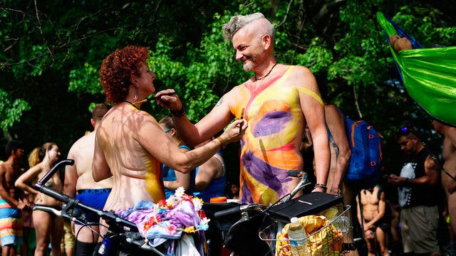 Strip down, saddle up: Naked bikers hit Philadelphia streets