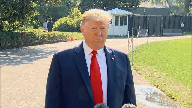 Trump seeks to link Dayton shooter to liberal politics
