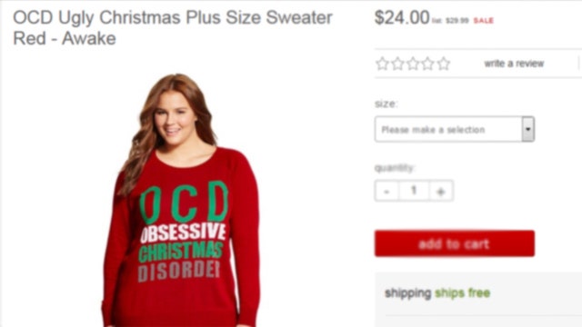 Target won't pull 'OCD' sweater